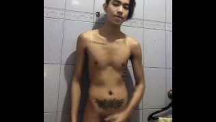 Fingering My Ass, Fucking Myself with a Dildo, Jerking Off, and Cumming