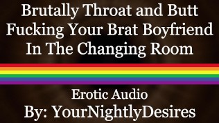 Destroying Your Bratty Twink’s Ass In Public (Blowjob) (Rough Anal) (Erotic Audio For Men)